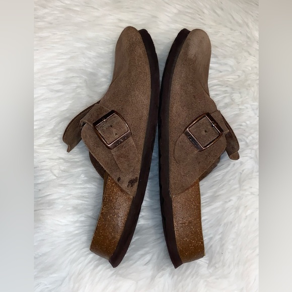 BETULA Birkenstock suede clogs shoes size 37 - Picture 11 of 16